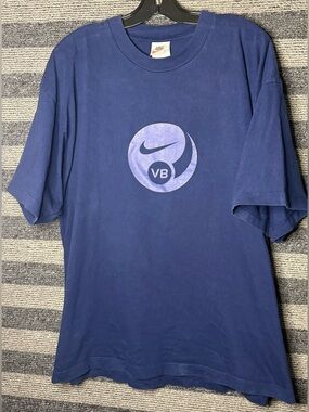 Vintage 90’s Nike Volleyball Navy Blue T-Shirt Men’s XL EUC